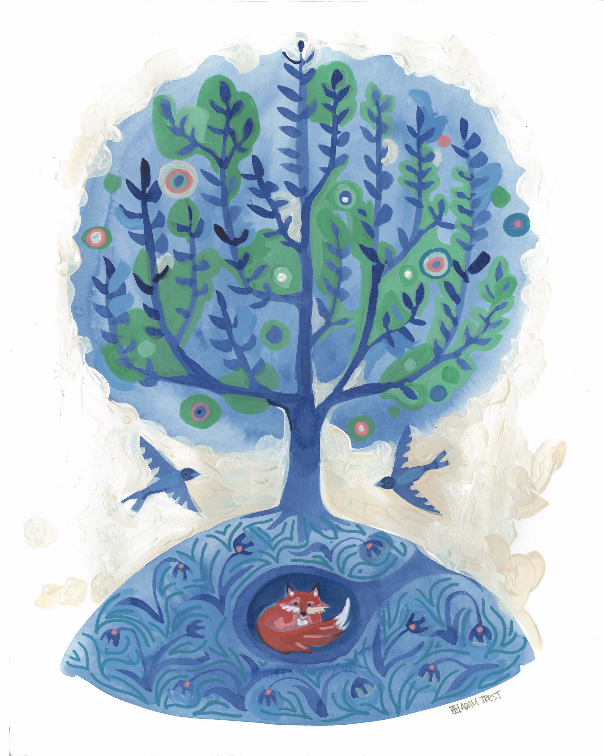Adam Trest Hide & Seek | Foxhole Print – Laurel Mercantile