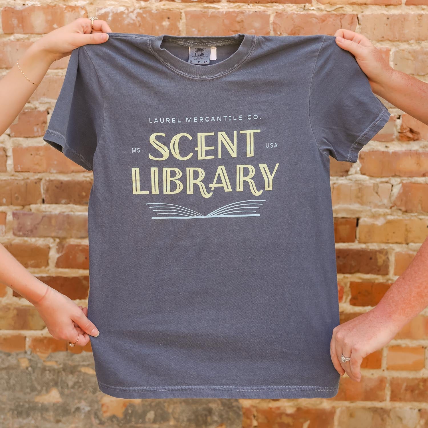 Scent Library Book TShirt Laurel Mercantile