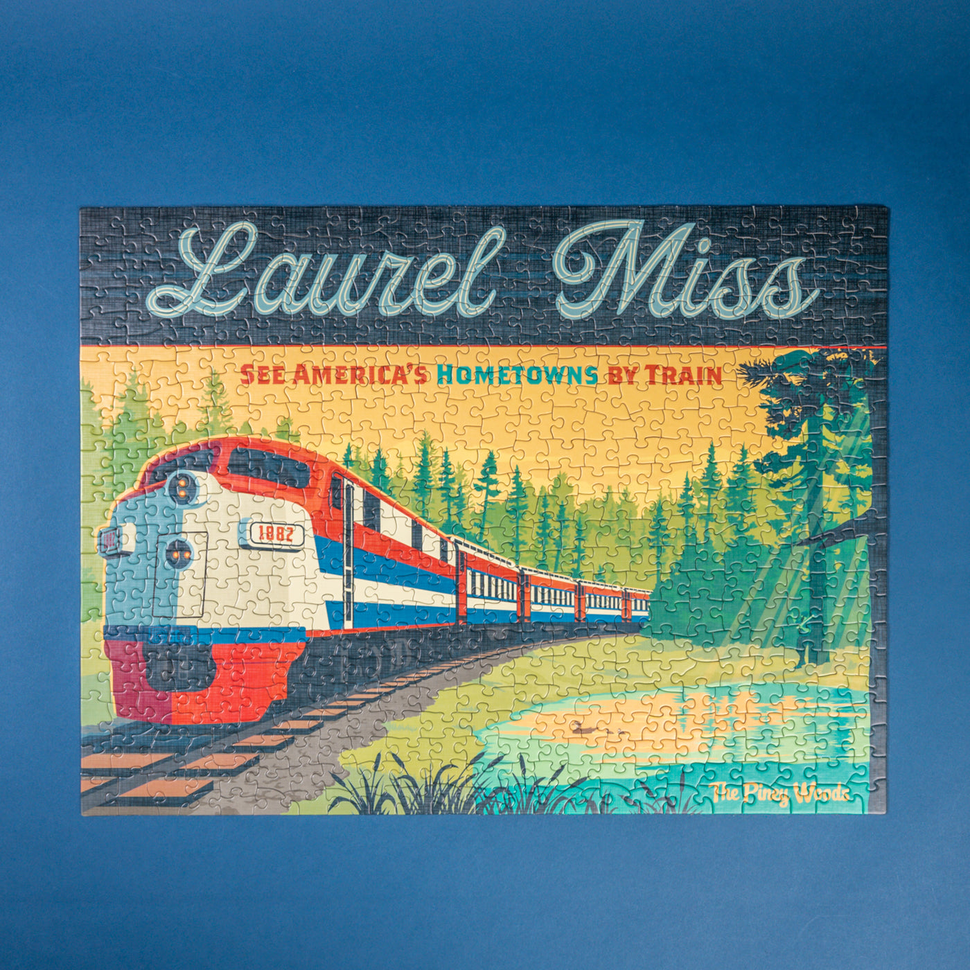 Laurel Train Mural Puzzle