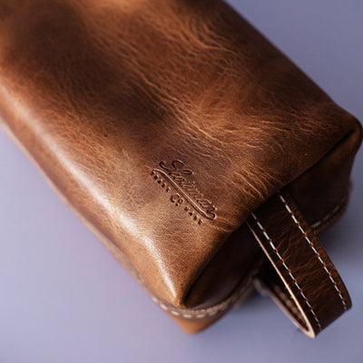 Scotsman Leather Dopp Kit