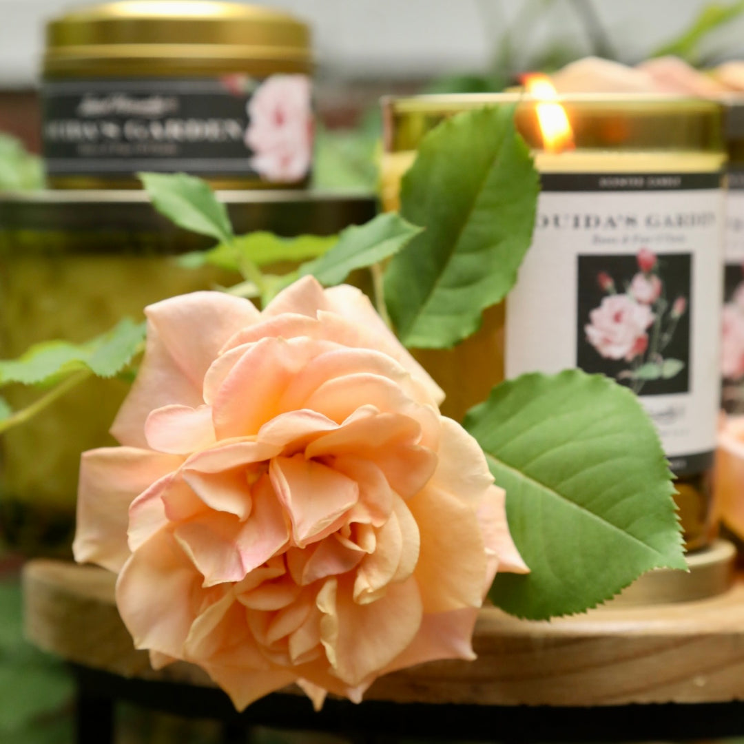 Remembering Erin's Grandmother with Ouida's Garden Candle