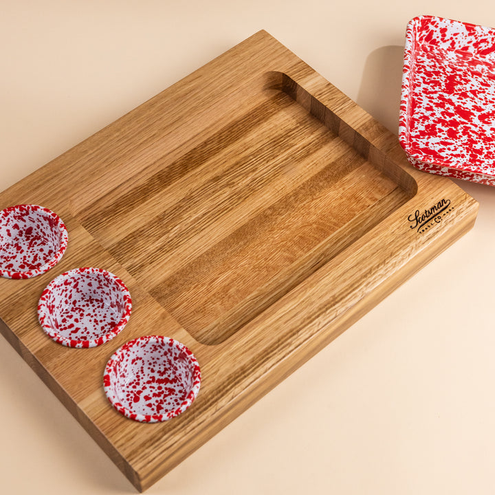 White Oak Dipping Tray