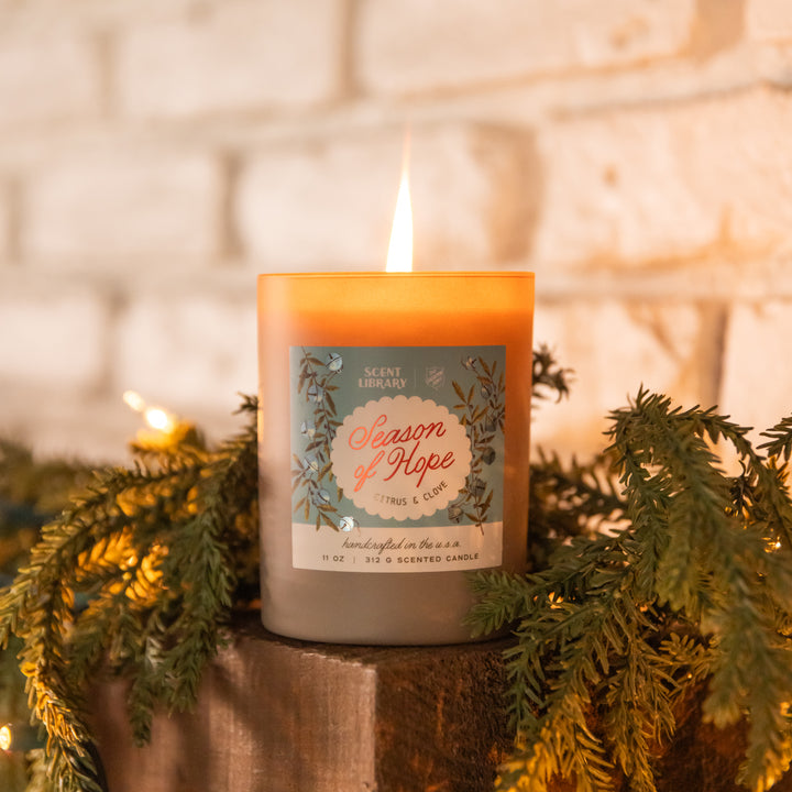 Season of Hope Candle | Blue
