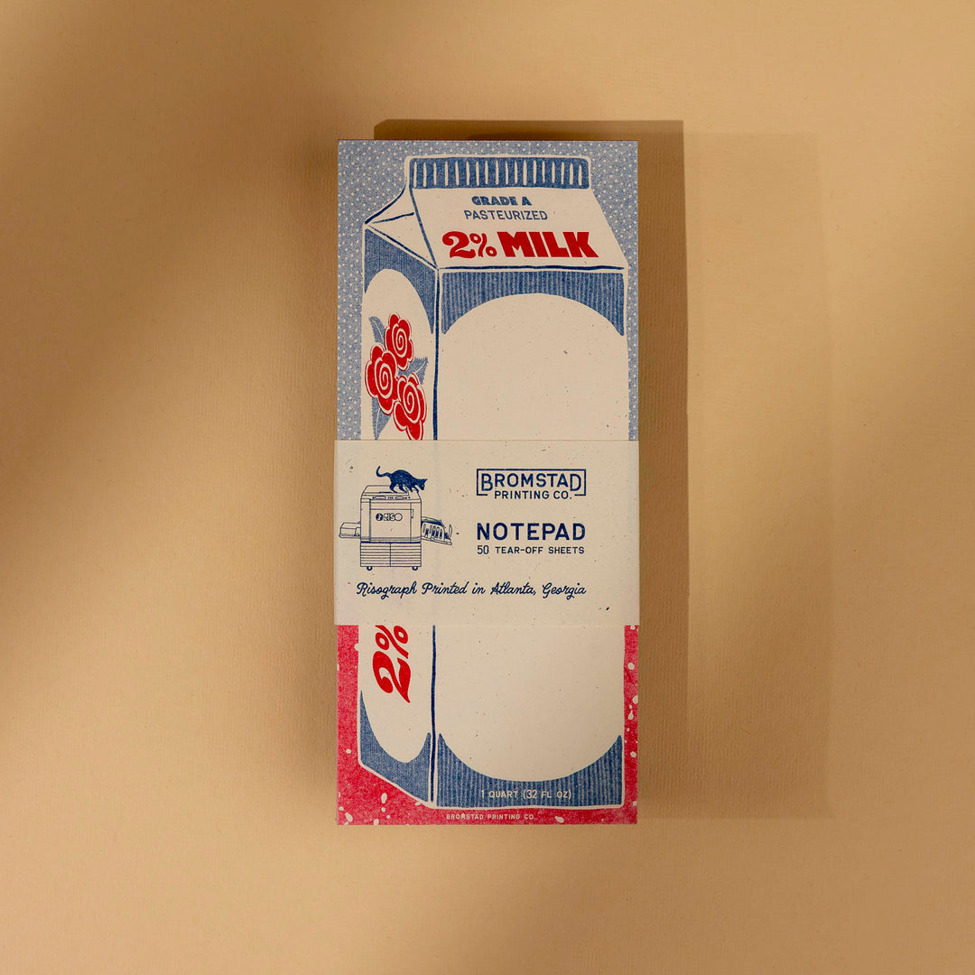 2% Milk Notepad