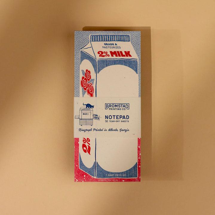 2% Milk Notepad