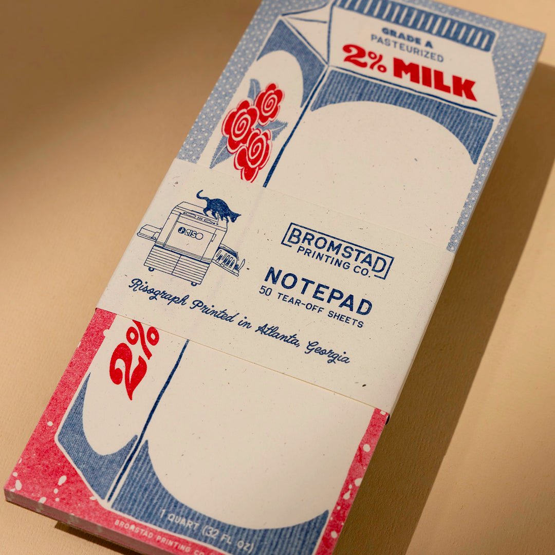 2% Milk Notepad