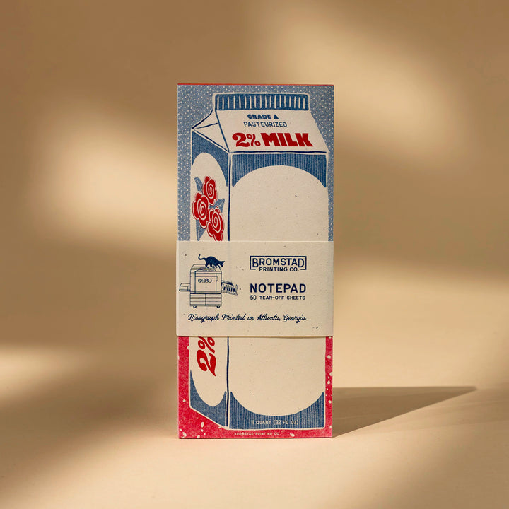 2% Milk Notepad
