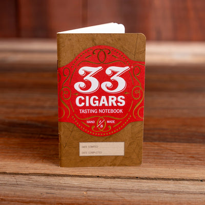 33 Cigars Tasting Notebook
