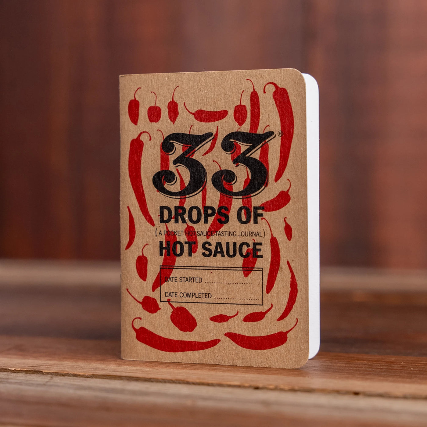 33 Drops of Hot Sauce Tasting Notebook