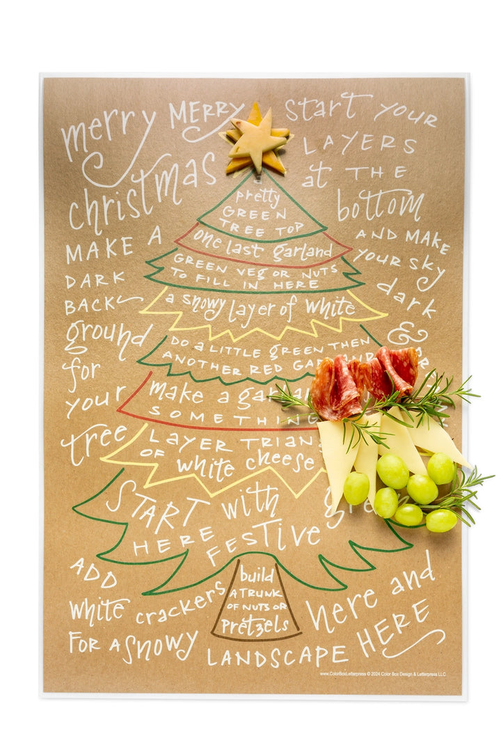 Charcuterie Cheat Sheet - Christmas Tree