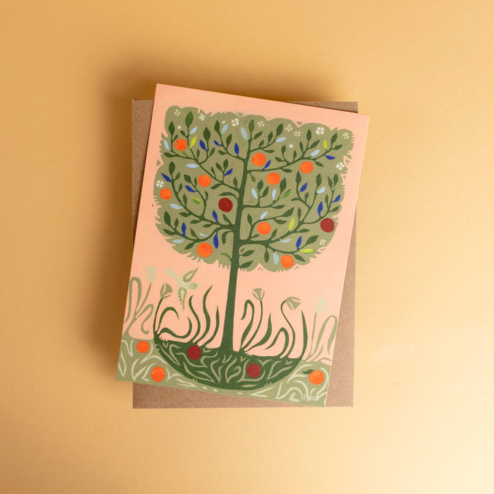 Adam Trest Stationery | Harvest Blossoms Flat Card