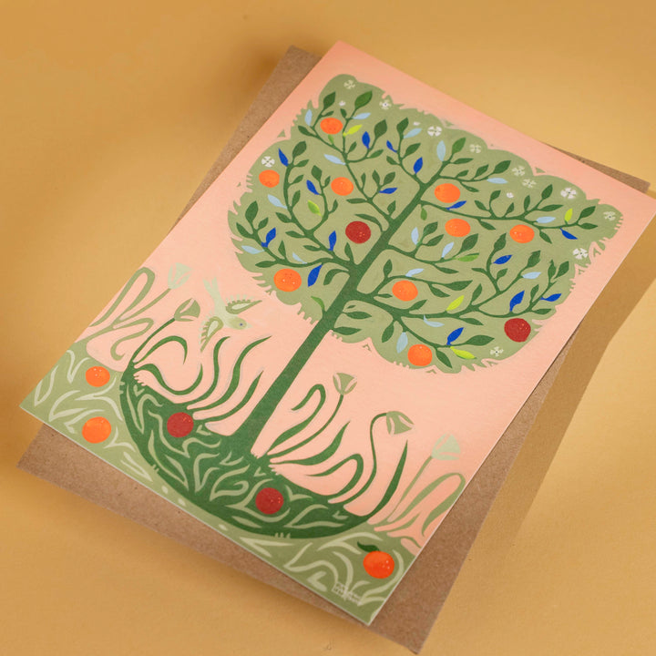 Adam Trest Stationery | Harvest Blossoms Flat Card
