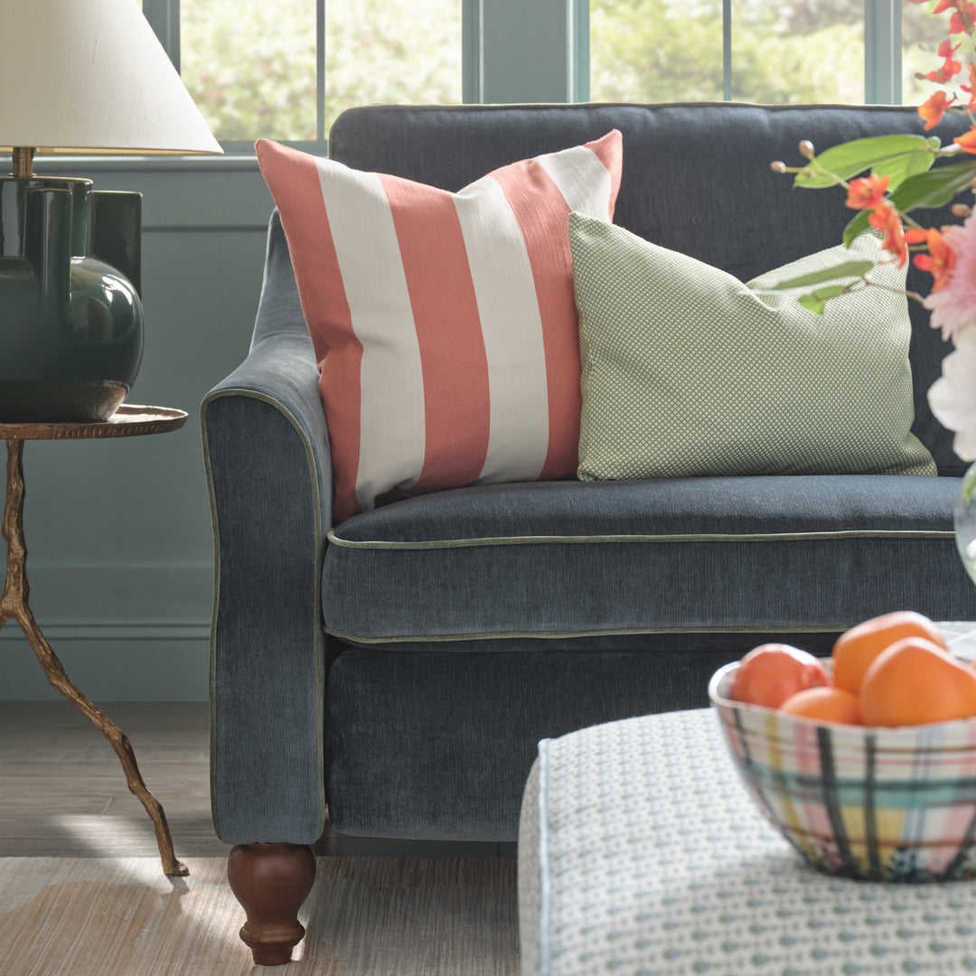 Adeline Reclining Sofa - Sapphire Velvet