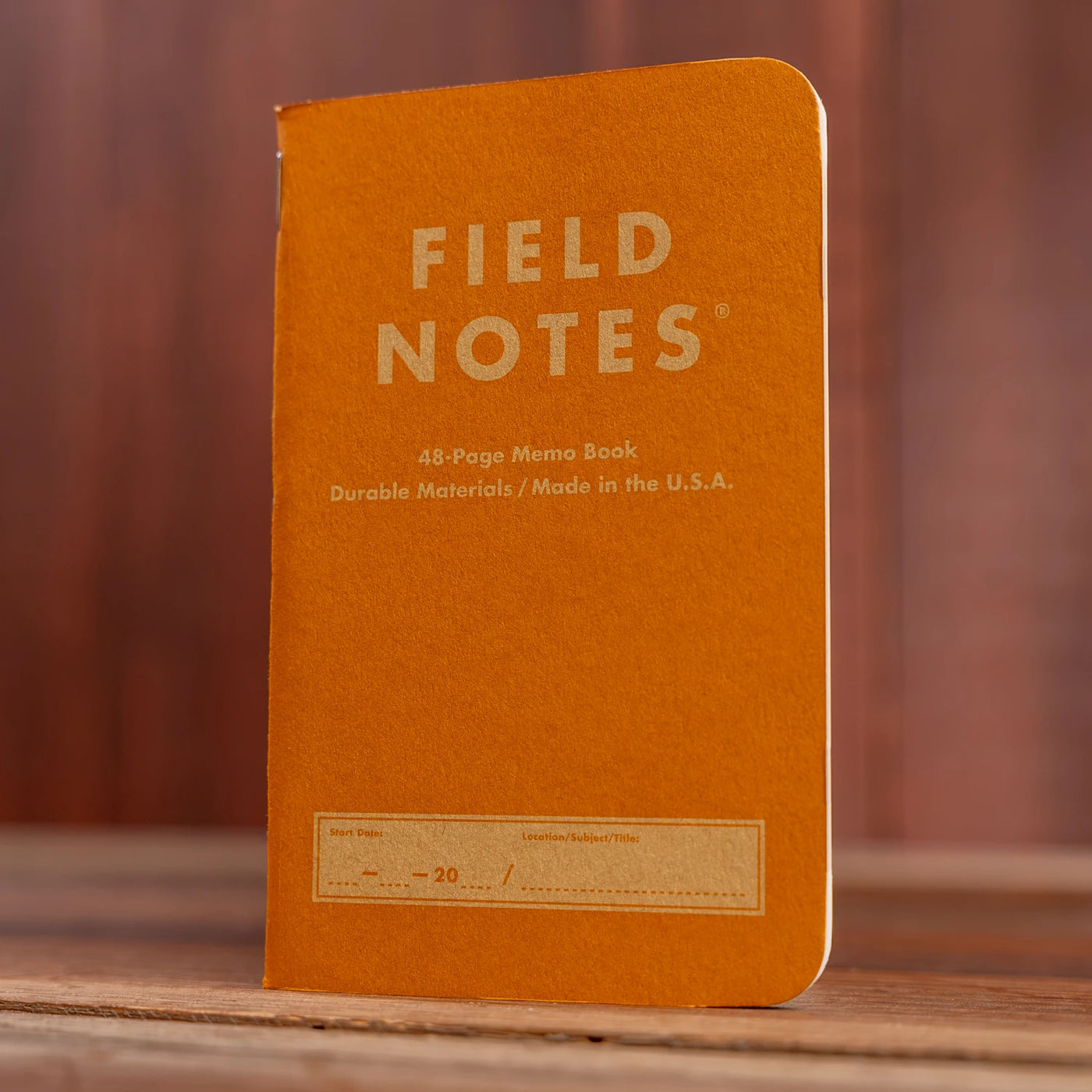 Amber Kraft Plus Field Notes