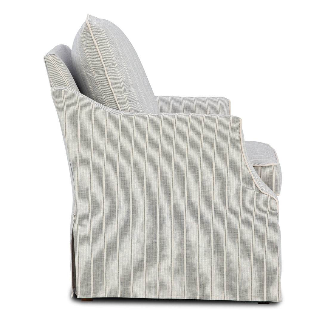 Annie Chair - Mist Oxford Stripe