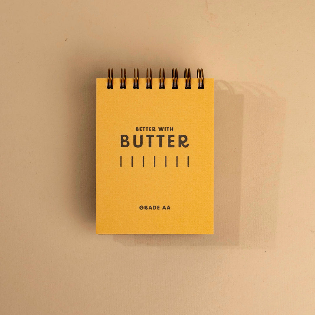 Better with Butter Mini Jotter Notebook
