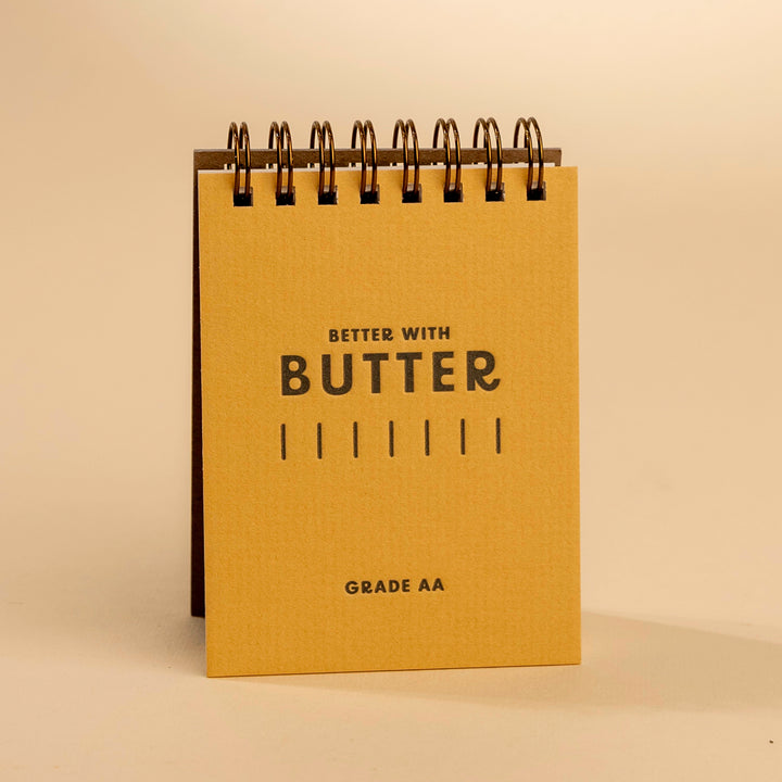 Better with Butter Mini Jotter Notebook