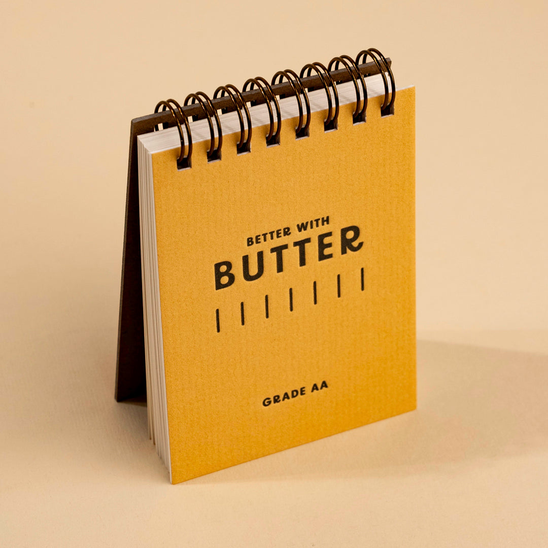 Better with Butter Mini Jotter Notebook