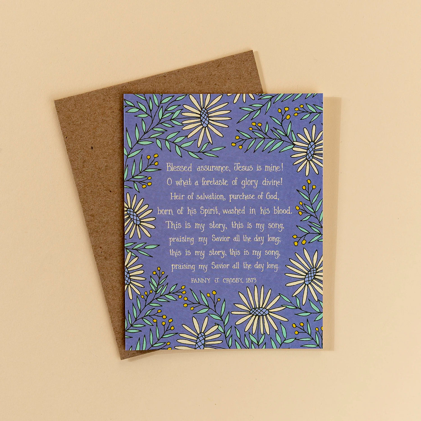 Blessed Assurance Greeting Card