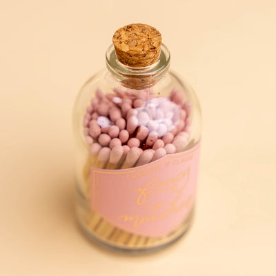 Blush Pink Fancy Matches Small Jar