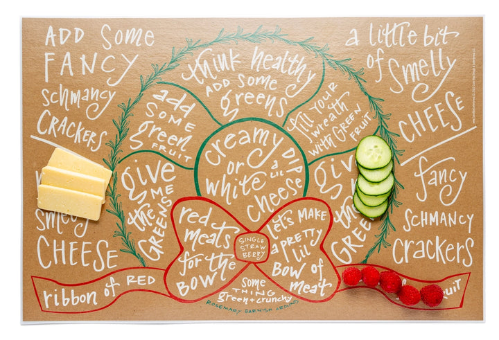 Charcuterie Cheat Sheet - Wreath