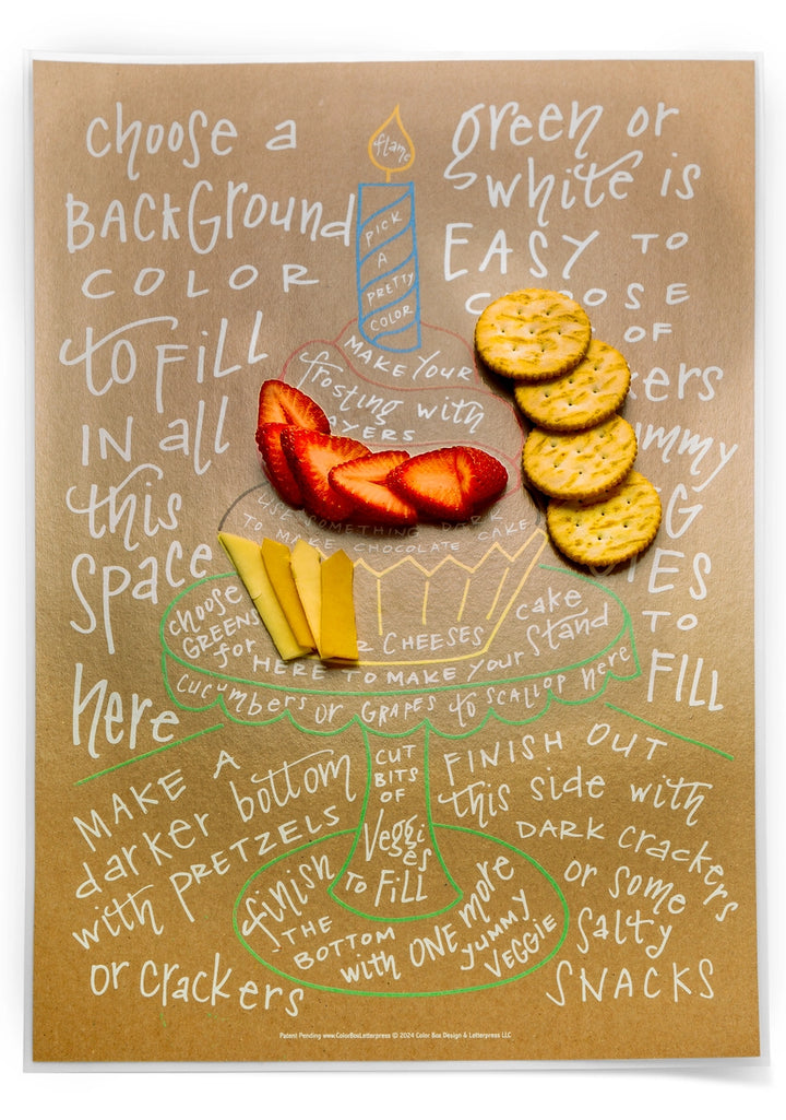 Charcuterie Cheat Sheet - Birthday Cupcake