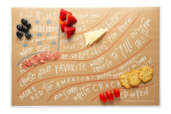 Charcuterie Cheat Sheet - Flag