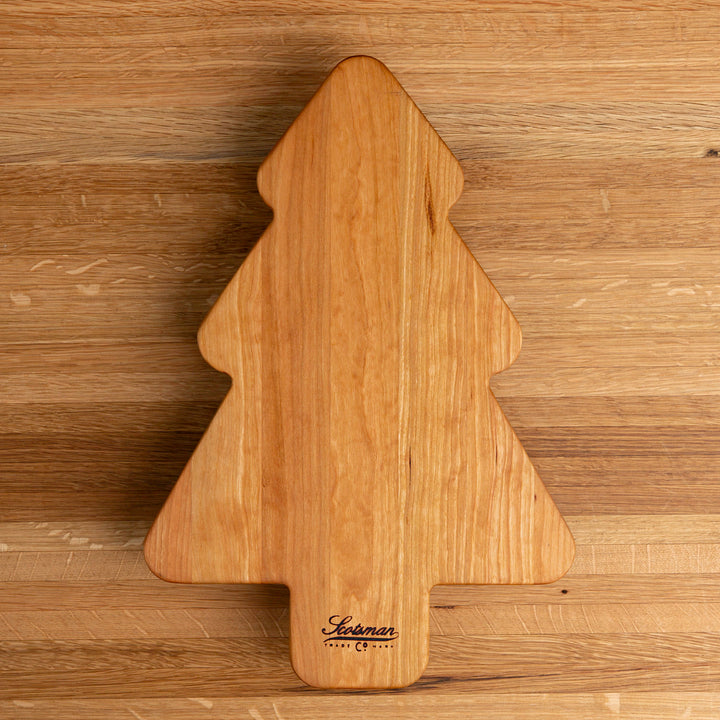 Cherry Christmas Tree Carving Board