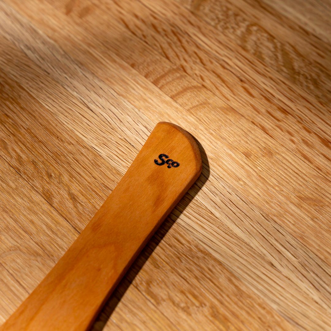 Cherry Dual-Ended Wooden Spatula
