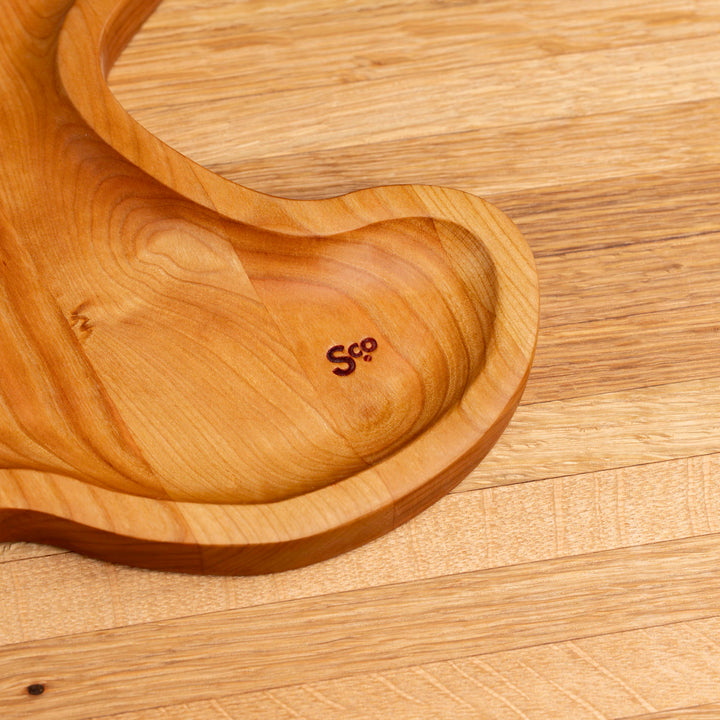 Cherry Gingerbread Man Carving Board