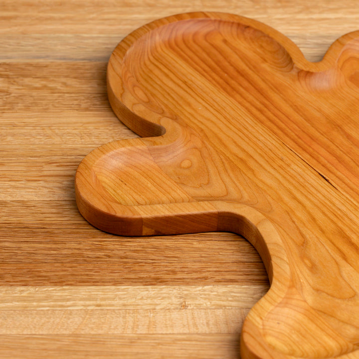 Cherry Gingerbread Man Carving Board