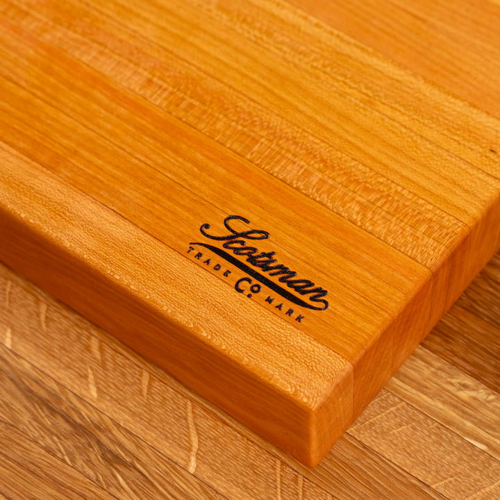 Cherry Mississippi State Butcher Block | Bully with Flag
