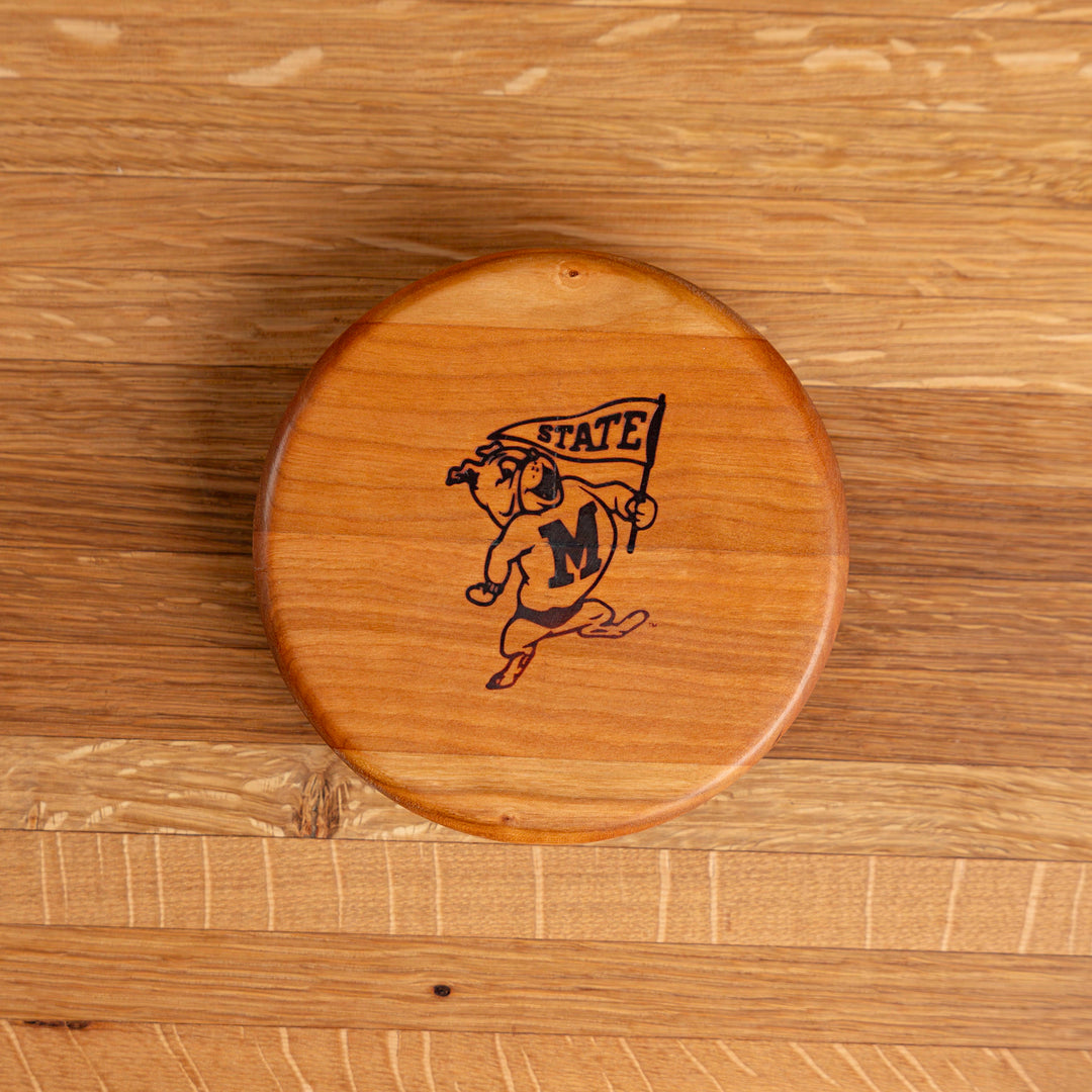 Cherry Mississippi State Coaster | Bully with Flag