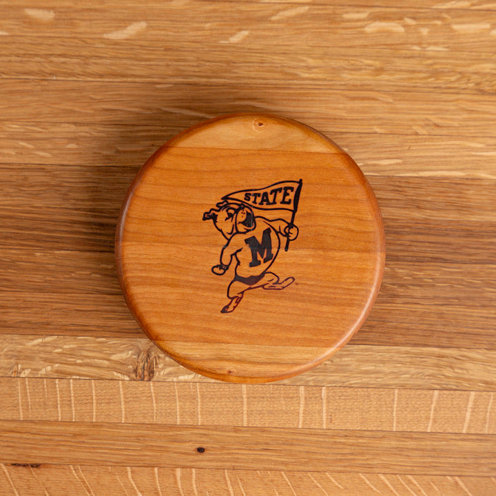 Cherry Mississippi State Coaster | Bully with Flag