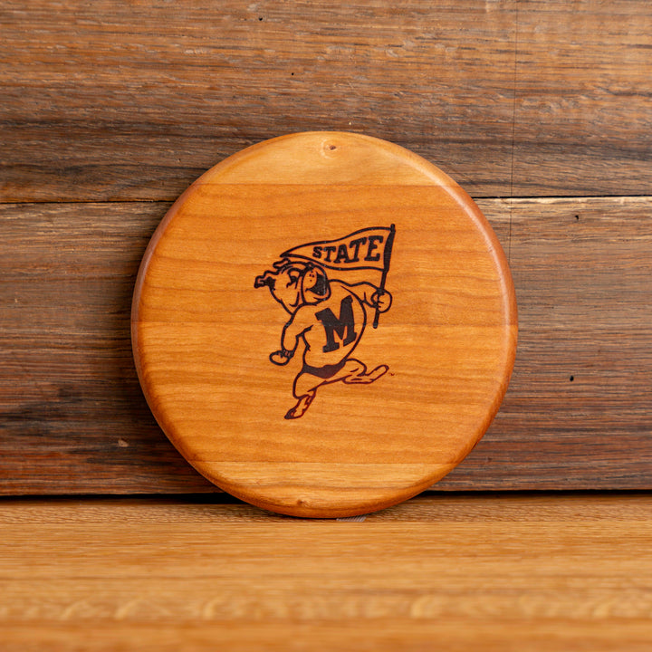 Cherry Mississippi State Coaster | Bully with Flag