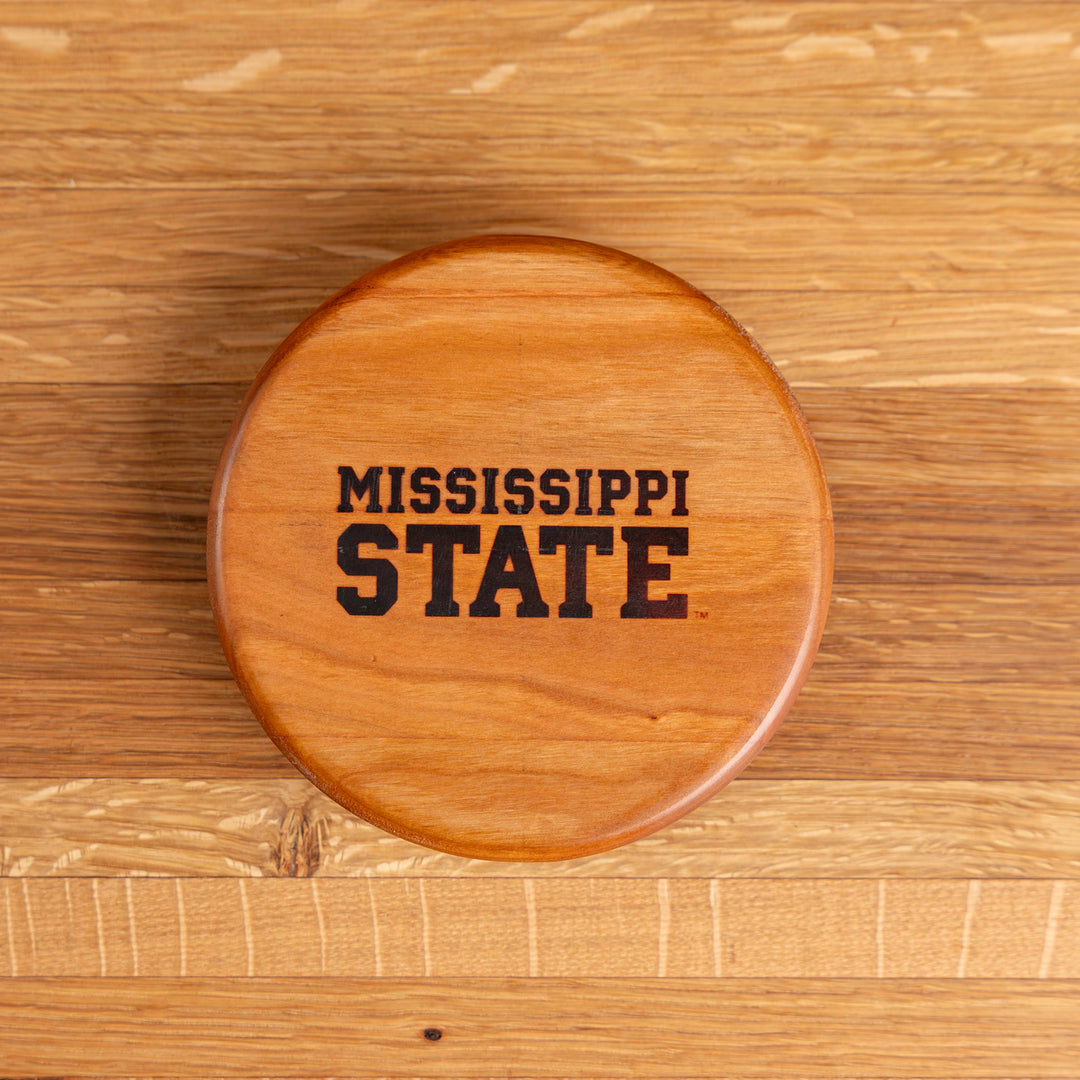 Cherry Mississippi State Coaster | Mississippi State Stacked