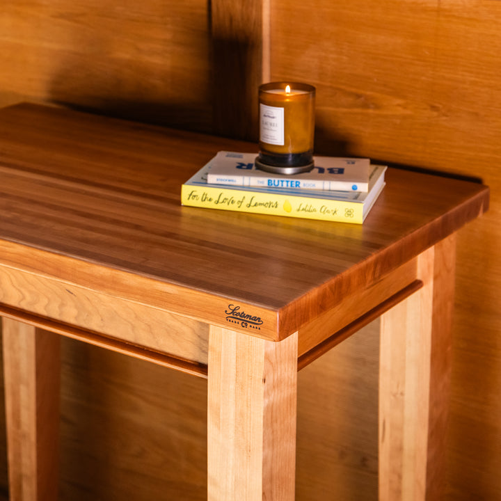 Cherry Prep Island Table | Natural