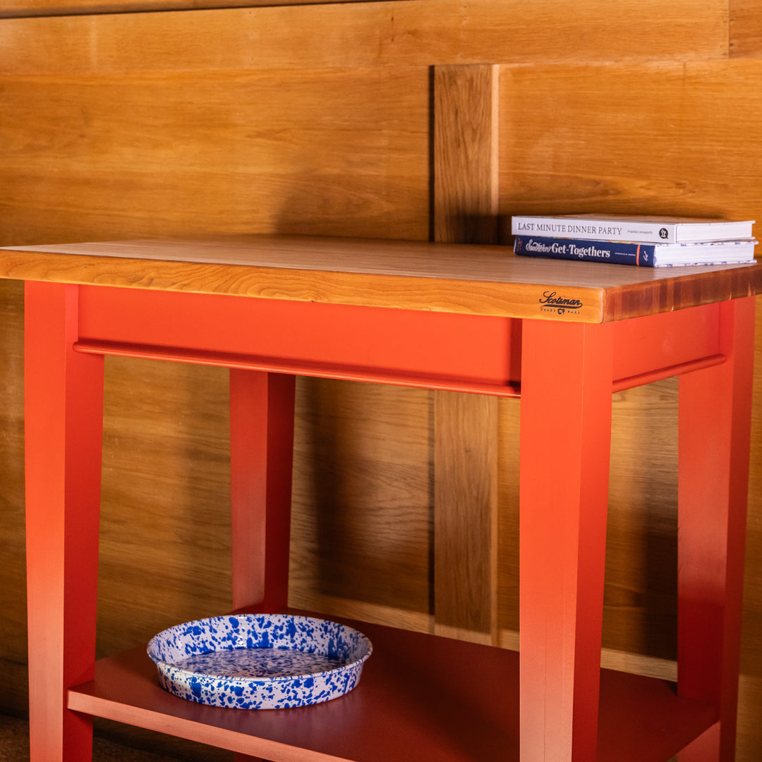 Cherry Prep Island Table | Painted