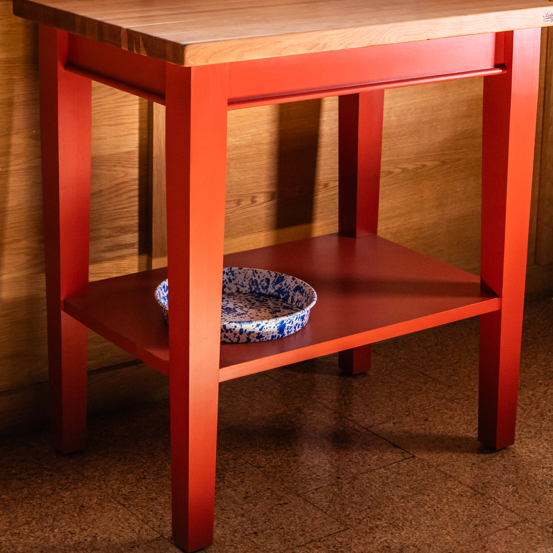 Cherry Prep Island Table | Painted