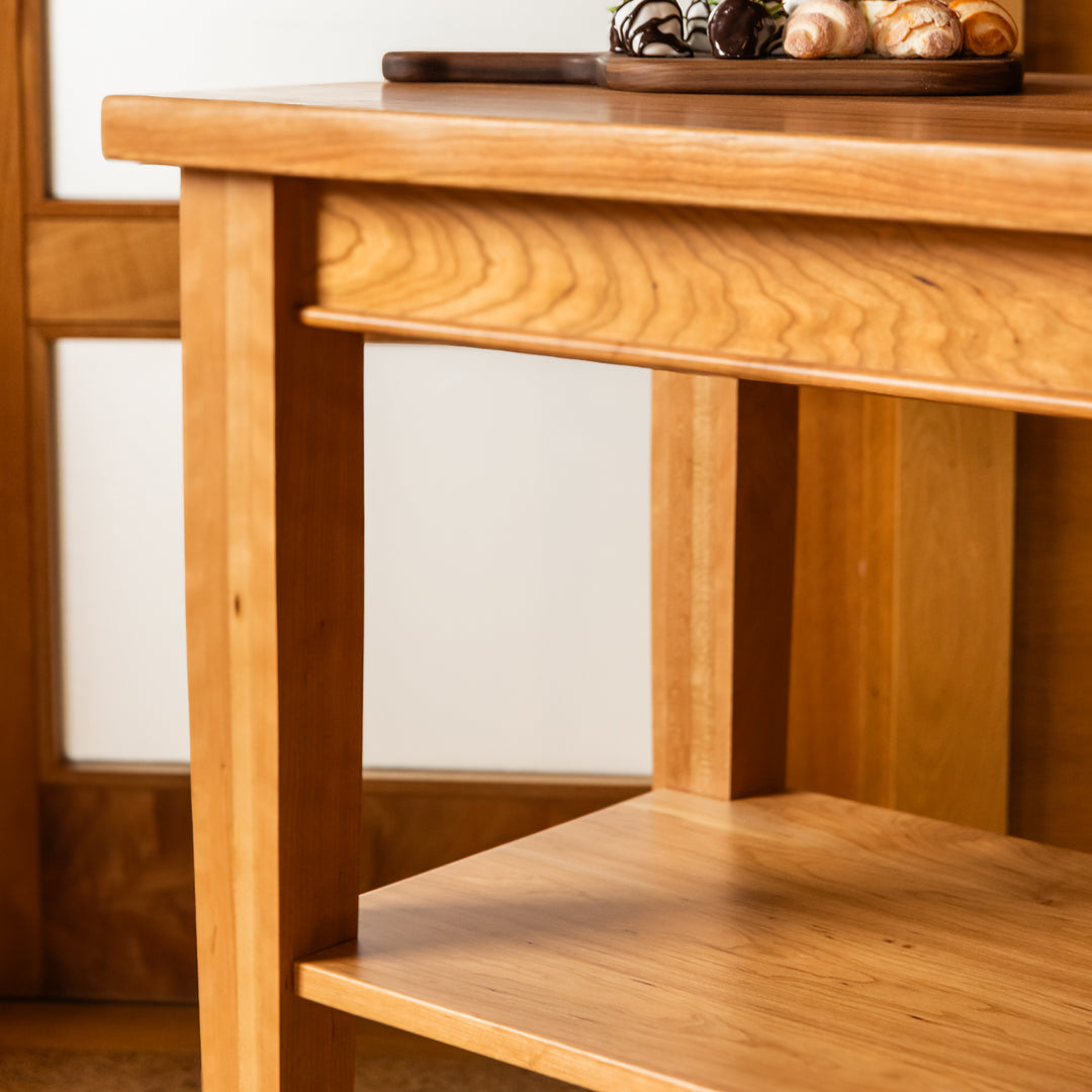 Cherry Prep Island Table | Natural