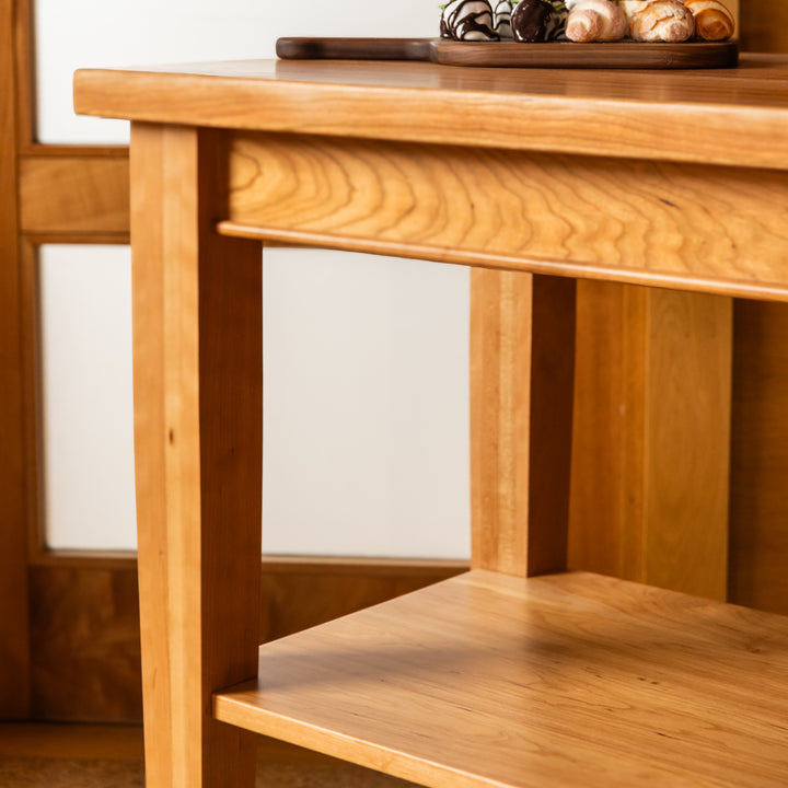 Cherry Prep Island Table | Natural