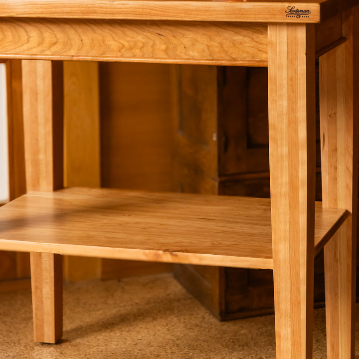 Cherry Prep Island Table | Natural