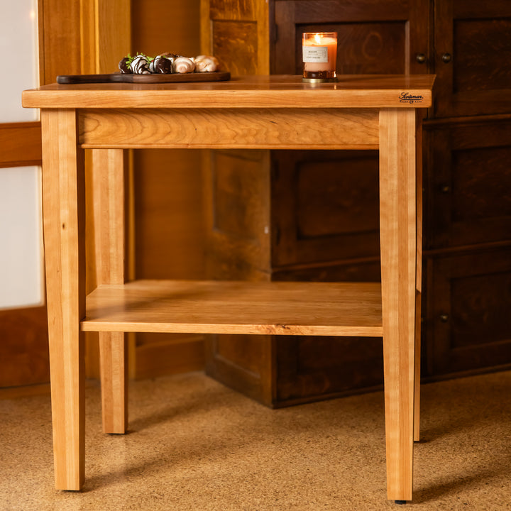 Cherry Prep Island Table | Natural