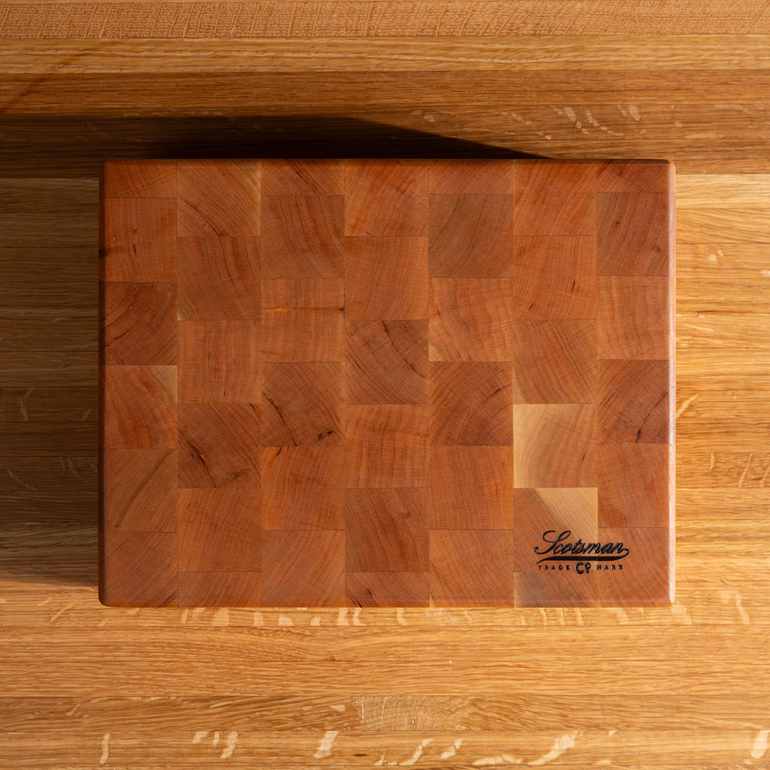 Rectangular End Block Cherry End Grain Rectangle Butcher Block – Laurel Mercantile