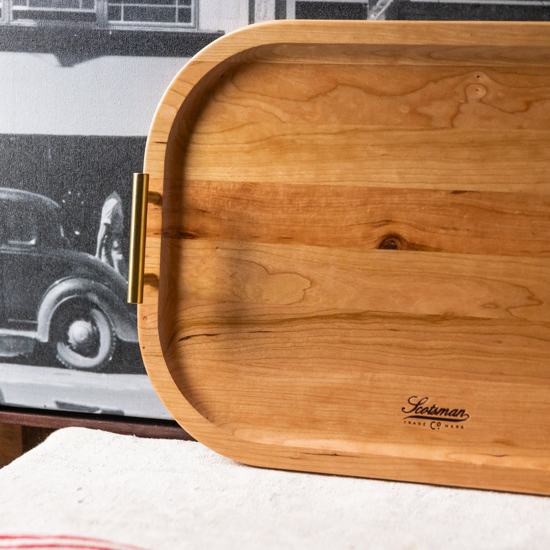 Cherry Rectangle Serving Tray