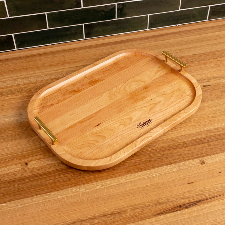 Cherry Rectangle Serving Tray