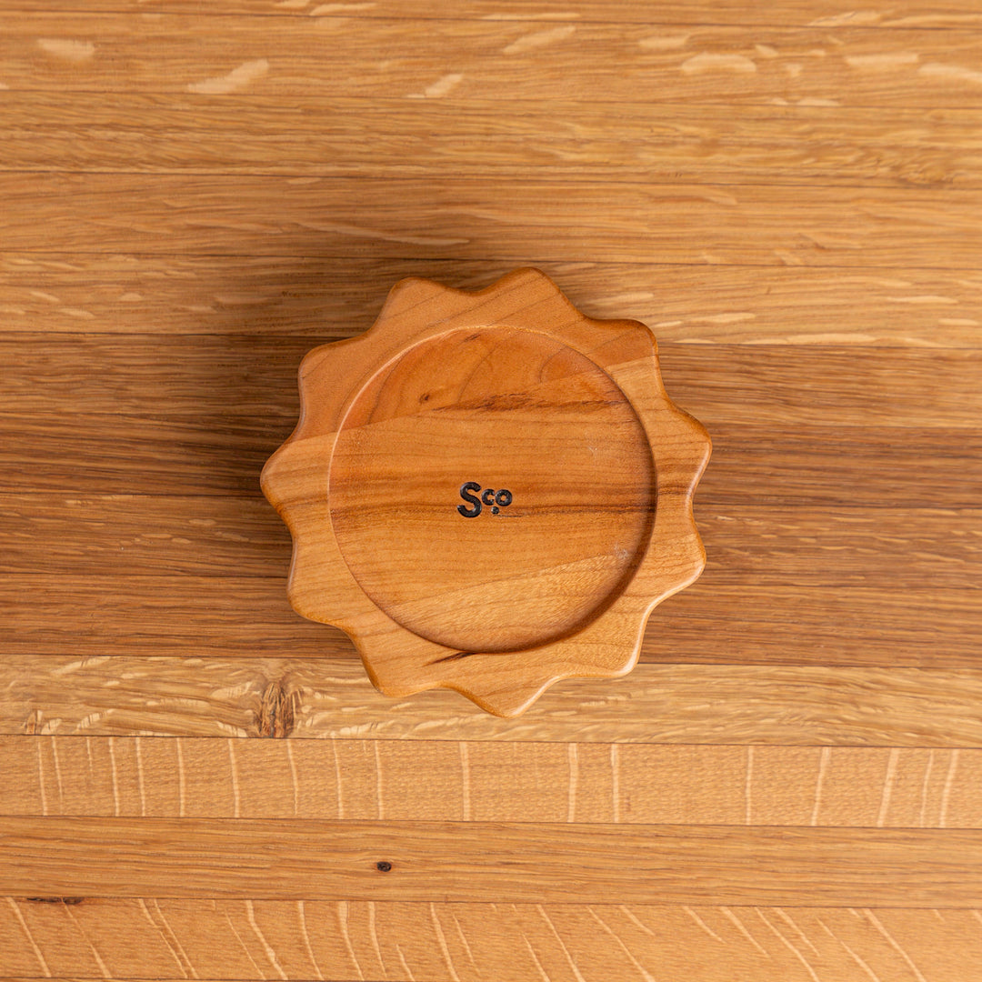 Scalloped Candle Coaster