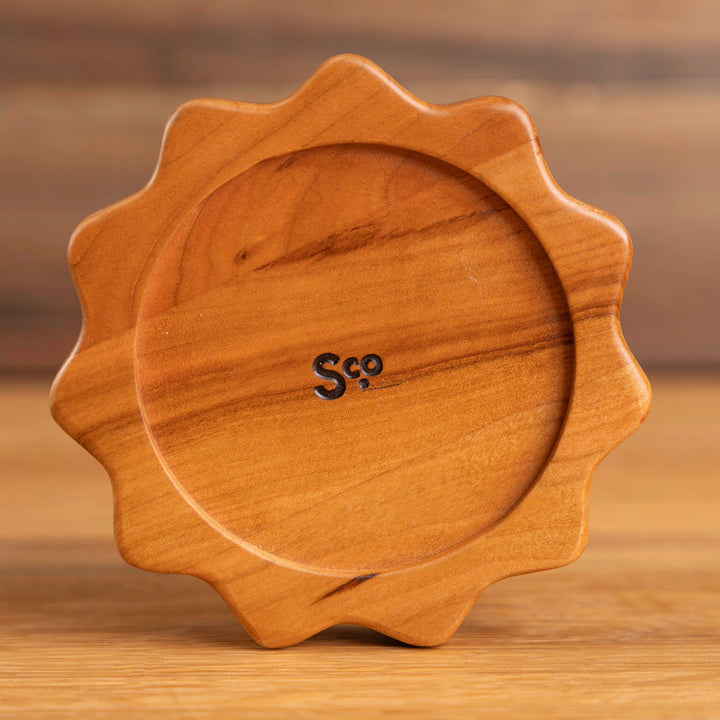 Scalloped Candle Coaster