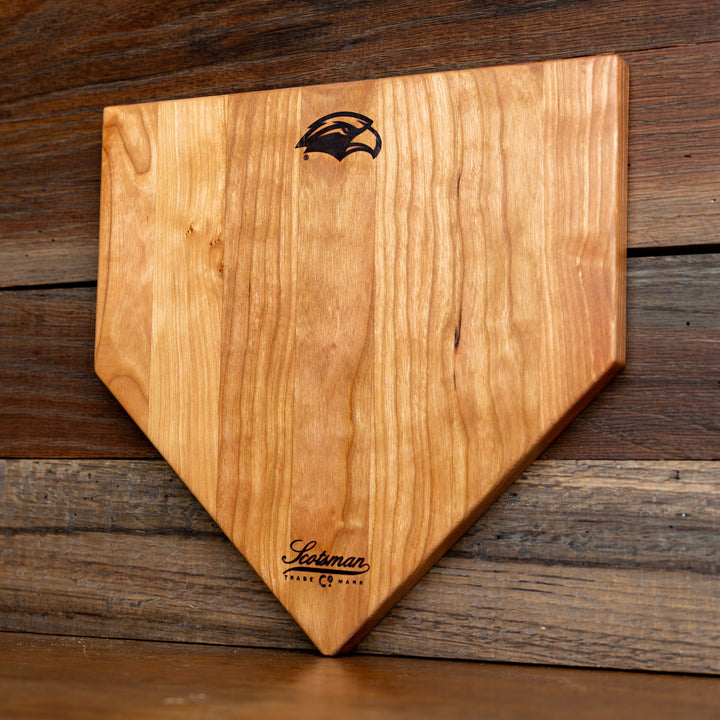 Cherry Southern Miss Home Plate Serving Board
