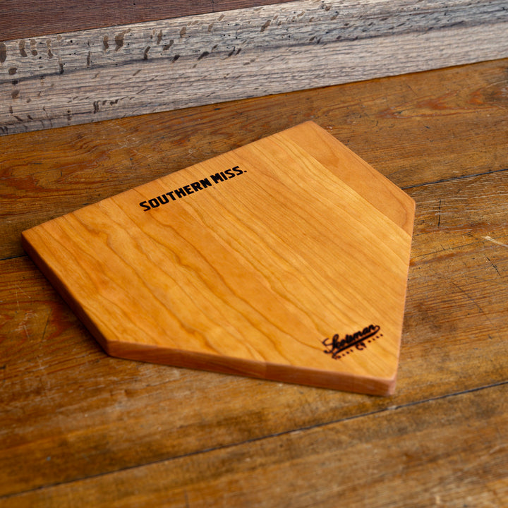Cherry Southern Miss Home Plate Serving Board